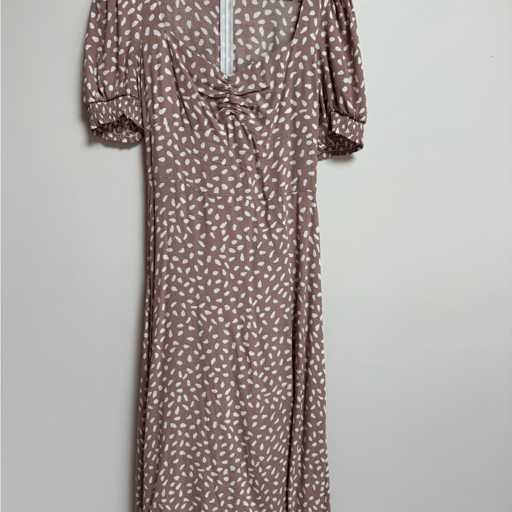 Petal & Pup Brown and Midi Dress